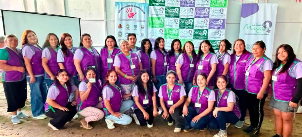 Promotoras comunitarias de La Casa de la Mujer